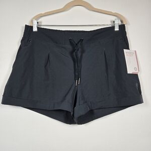 NEW Mondetta Dark Teal Tie Front Outdoor Camping Hiking Shorts Size XL